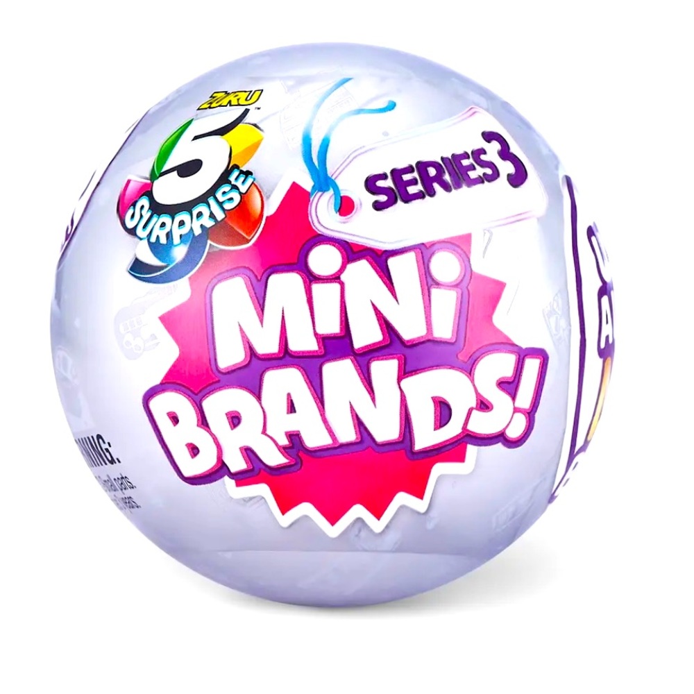 ✅ ZURU 5 SURPRISE MINI BRANDS SERIES 3 MYSTERY CAPSULE REAL MINIATURE BRANDS
